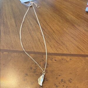Gold Minimalist Nature-Inspired Anklet